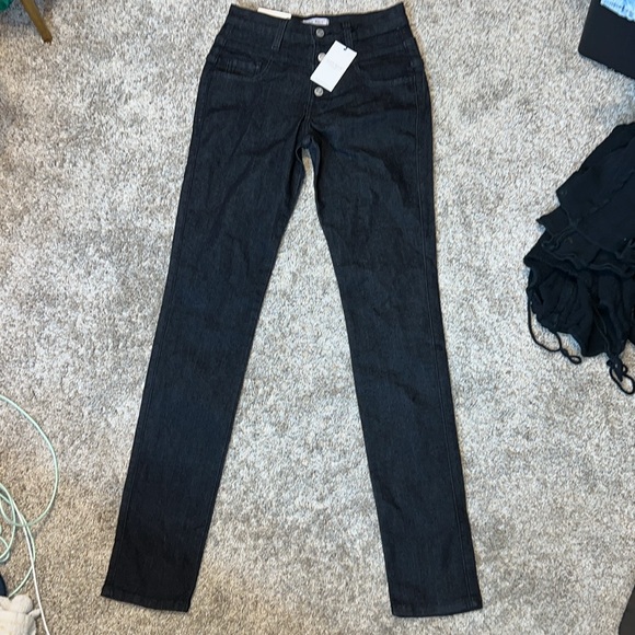 NWT Judy Blue Black High-Waisted Skinny Jeans Size 26 - Picture 4 of 10